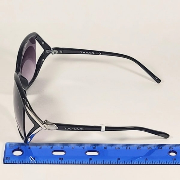 Tahari black and smoke butterfly sunglasses main image 7